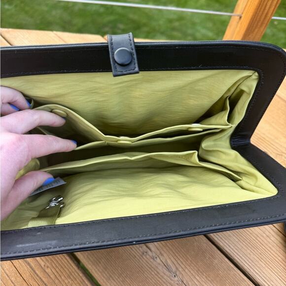 🧡SALE: Petunia Pickle Bottom Dancing In Dublin Green Floral Designer Diaper Bag - Picture 7 of 11